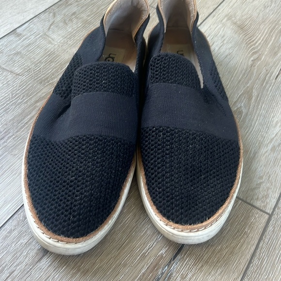 UGG Sammy Knit Slip On Sneakers Black Stretch - Picture 2 of 9